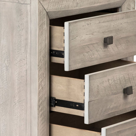 Clancy Light Gray Nightstand - Ornate Home