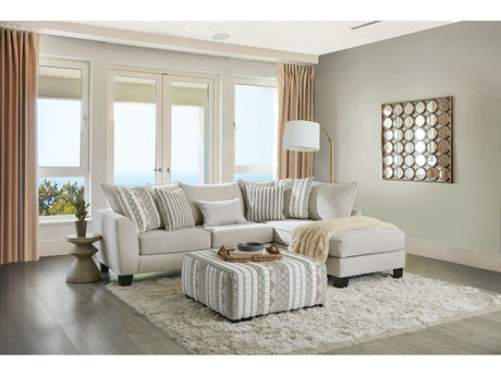 Clapham Beige/Ivory Sectional - Ornate Home