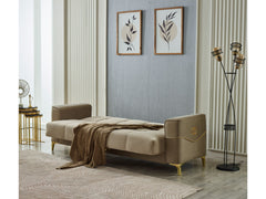 Clara Beige 3-pieces (Sofa & Loveseat & Chair) Living Room Set - Ornate Home