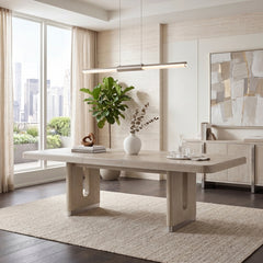 Clara Beige Dining Table - Ornate Home