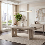 Clara Beige Dining Table - Ornate Home