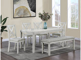 Clara Driftwood 5-Piece Dining Room Set - Ornate Home