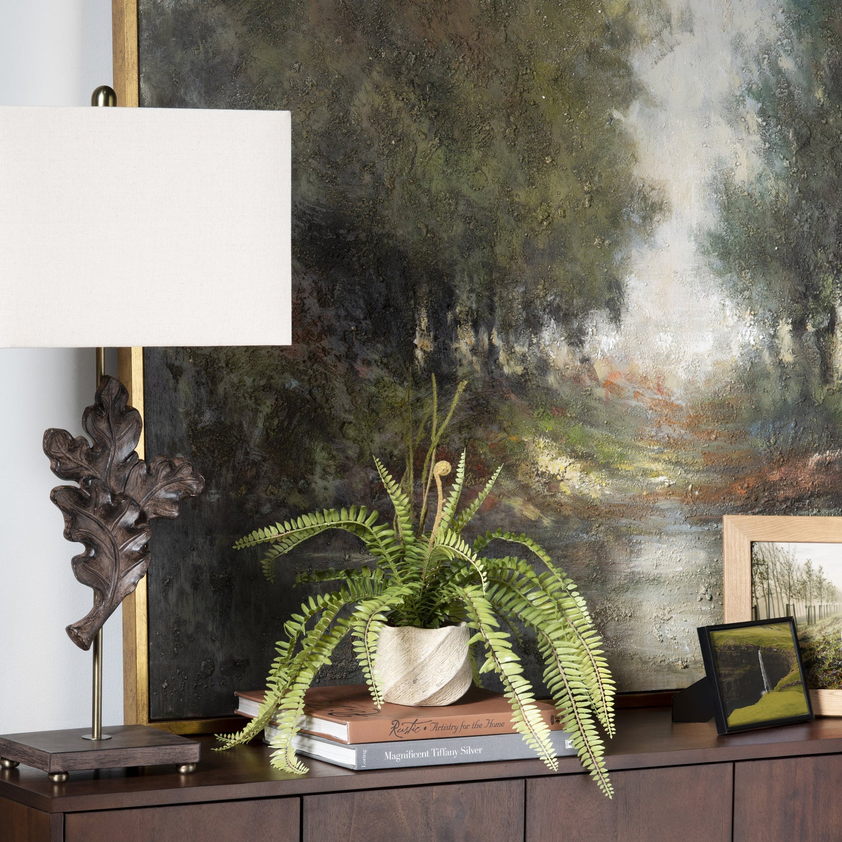 Clara Green Canvas - Ornate Home