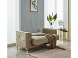 Clara Beige 3-pieces (Sofa & Loveseat & Chair) Living Room Set