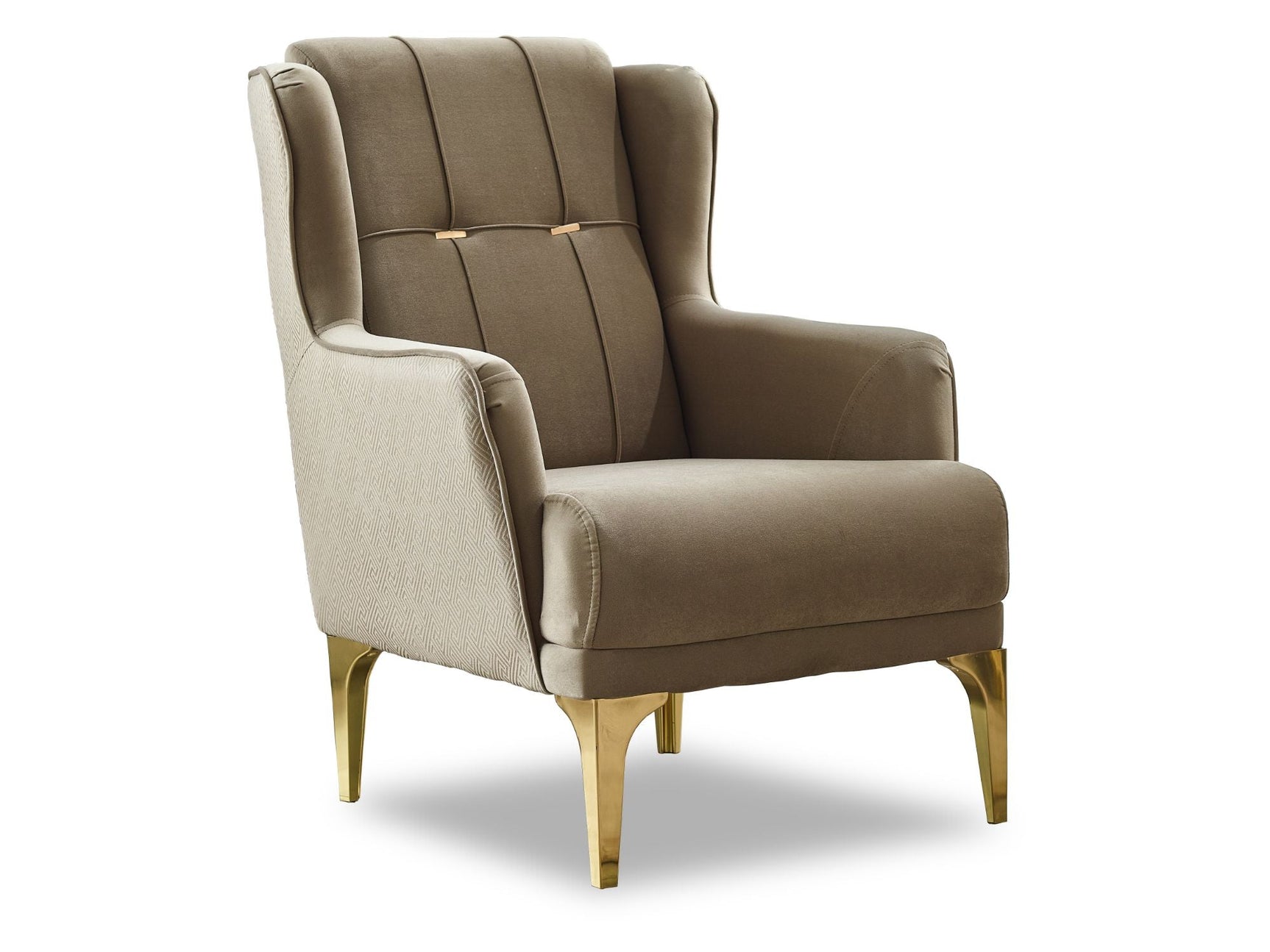 Clara Beige 3-pieces (Sofa & Loveseat & Chair) Living Room Set