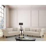 Clarabelle Beige Loveseat - Ornate Home