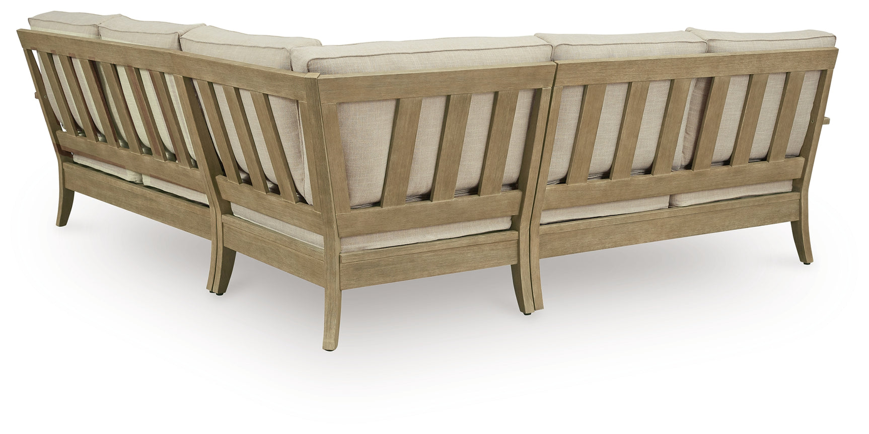 Clare View Beige 3-Piece Outdoor Sectional - Ornate Home