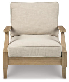 Clare View Beige Outdoor Sofa, Loveseat and 2 Lounge Chairs - Ornate Home