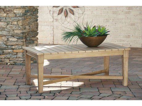 Clare View II Beige Rectangular Cocktail Table - Ornate Home