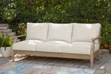 Clare View II Beige Sofa w/ Cushion - Ornate Home