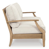 Clare View II Beige Sofa w/ Cushion - Ornate Home