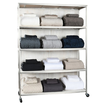 Claremont Gray Rack Silver Rack - Ornate Home