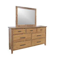 Claremont Light Brown 4-Piece King Storage Bedroom Set - Ornate Home