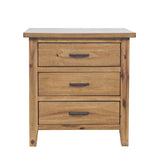 Claremont Light Brown 4-Piece Queen Storage Bedroom Set - Ornate Home
