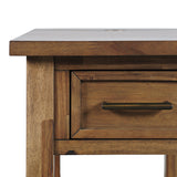 Claremont Light Brown Chairside Table with Power Unit - Ornate Home