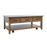 Claremont Light Brown Cocktail Table with Lift Top - Ornate Home