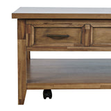 Claremont Light Brown Cocktail Table with Lift Top - Ornate Home
