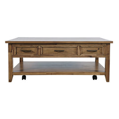 Claremont Light Brown Cocktail Table with Lift Top - Ornate Home