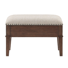 Claremore Brown Cocktail Table with Two Ottomans - Ornate Home