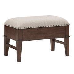Claremore Brown Cocktail Table with Two Ottomans - Ornate Home