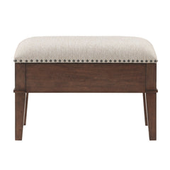 Claremore Brown Cocktail Table with Two Ottomans - Ornate Home