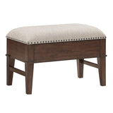 Claremore Brown Cocktail Table with Two Ottomans - Ornate Home