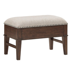 Claremore Brown Cocktail Table with Two Ottomans - Ornate Home
