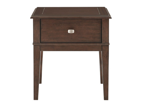 Claremore Brown End Table - Ornate Home