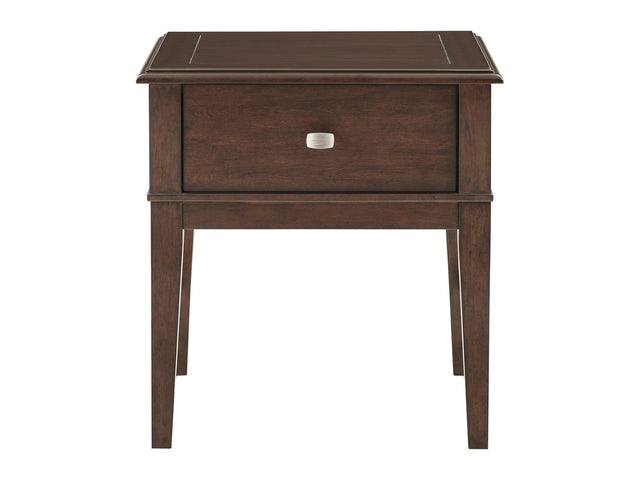 Claremore Brown End Table - Ornate Home
