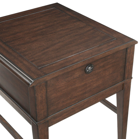 Claremore Brown End Table - Ornate Home