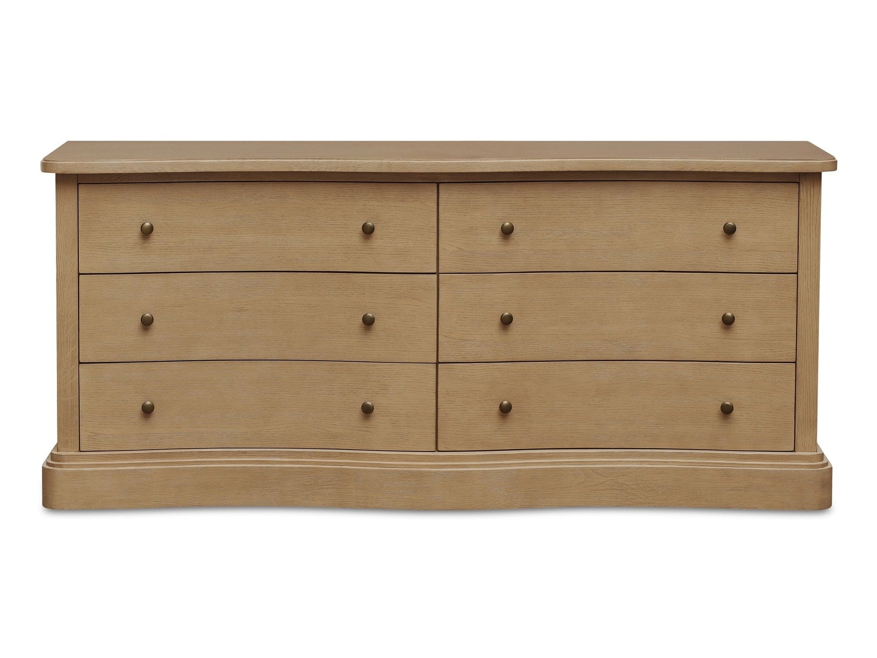 Clarence Natural 6 Drawer Dresser - Ornate Home