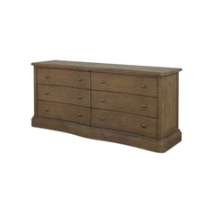 Clarence Warm Brown 6 Drawer Dresser - Ornate Home