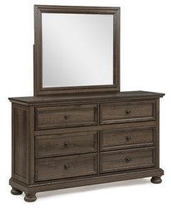 Claribelle Brown Dresser and Mirror - Ornate Home