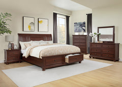 Claribelle Dark Walnut Nightstand - Ornate Home