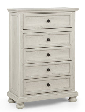 Claribelle White Sleigh Bedroom Set - Ornate Home