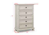 Claribelle White Sleigh Bedroom Set - Ornate Home
