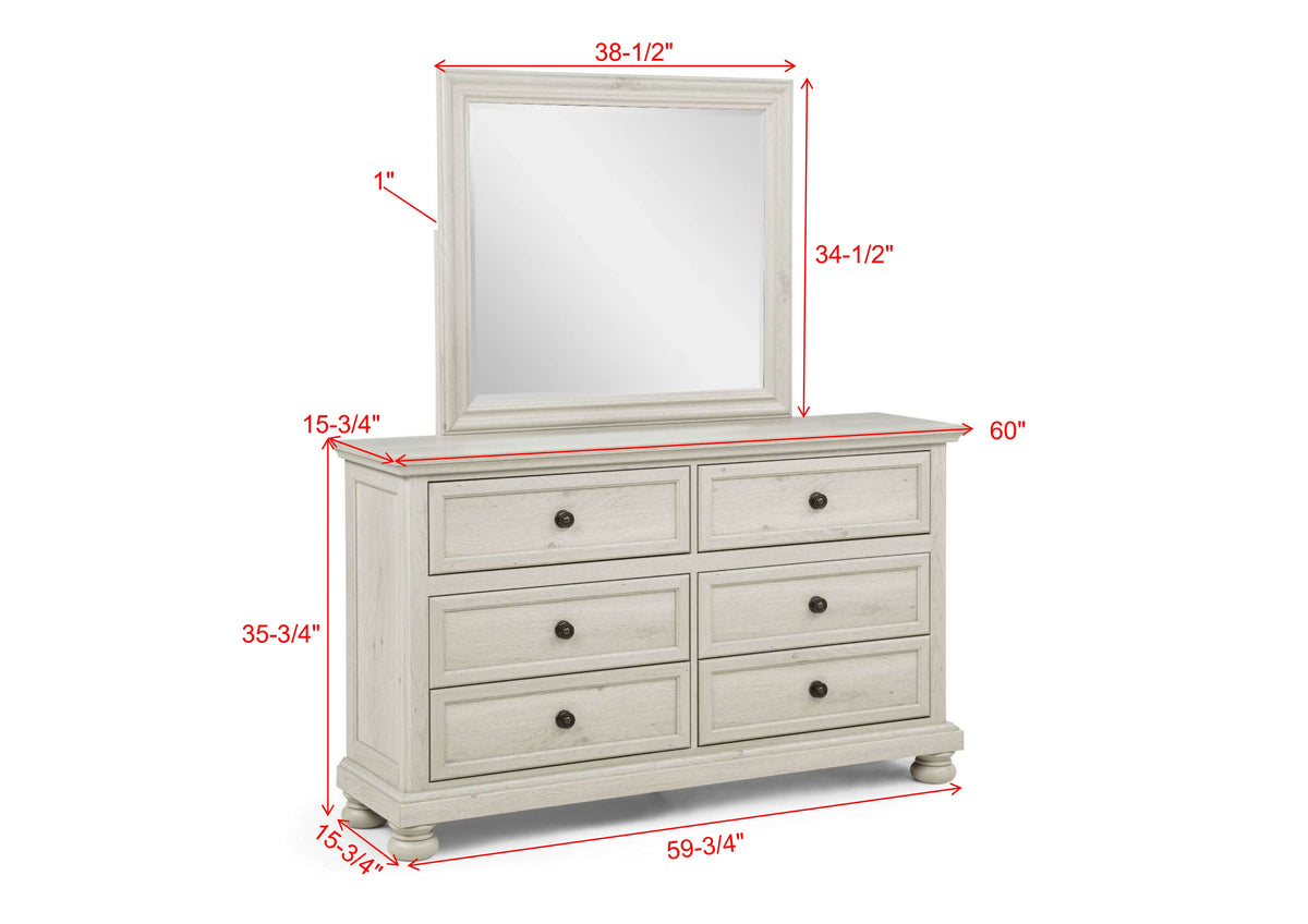 Claribelle White Sleigh Bedroom Set - Ornate Home