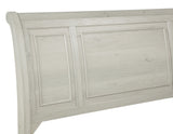 Claribelle White King Sleigh Bed with Storage Footboard - Ornate Home