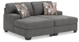 Clarington Greystone 2-Piece Super Chaise - Ornate Home