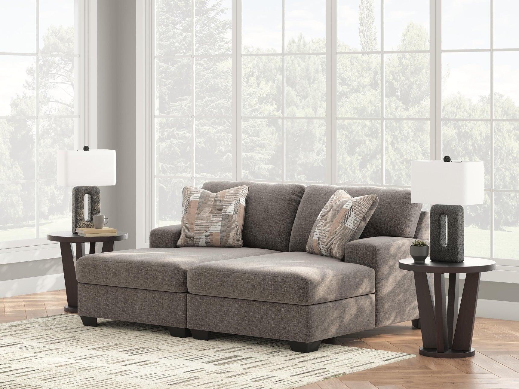 Clarington Greystone 2-Piece Super Chaise - Ornate Home