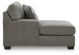 Clarington Greystone 3-Piece Sectional and Oversized Ottoman (Online Special Price) - Ornate Home
