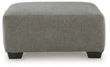 Clarington Greystone 3-Piece Sectional and Oversized Ottoman - Ornate Home