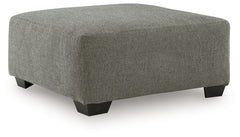 Clarington Greystone 3-Piece Sectional and Oversized Ottoman - Ornate Home