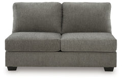 Clarington Greystone 3-Piece Sectional and Oversized Ottoman - Ornate Home