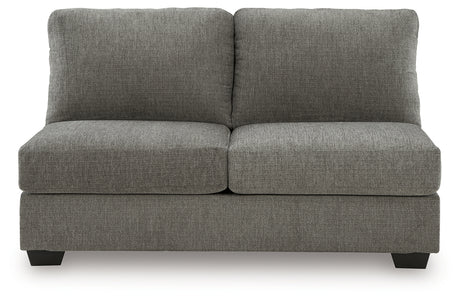 Clarington Greystone 3-Piece Sectional and Oversized Ottoman - Ornate Home