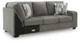 Clarington Greystone 3-Piece Sectional and Oversized Ottoman - Ornate Home
