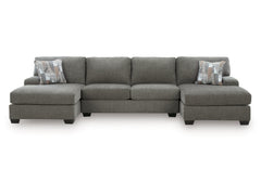 Clarington Greystone 3-Piece Sleeper Sectional with Double Chaise - Ornate Home