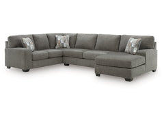Clarington Greystone 3-Piece Sleeper Sectional with Right Chaise - Ornate Home