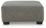 Clarington Greystone Oversized Accent Ottoman (Online Special Price) - Ornate Home