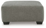 Clarington Greystone Oversized Accent Ottoman - Ornate Home